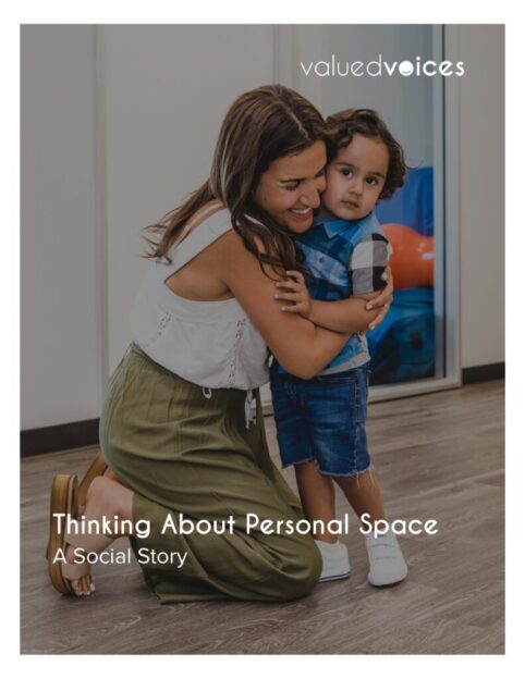 Social Story Thinking About Personal Space image